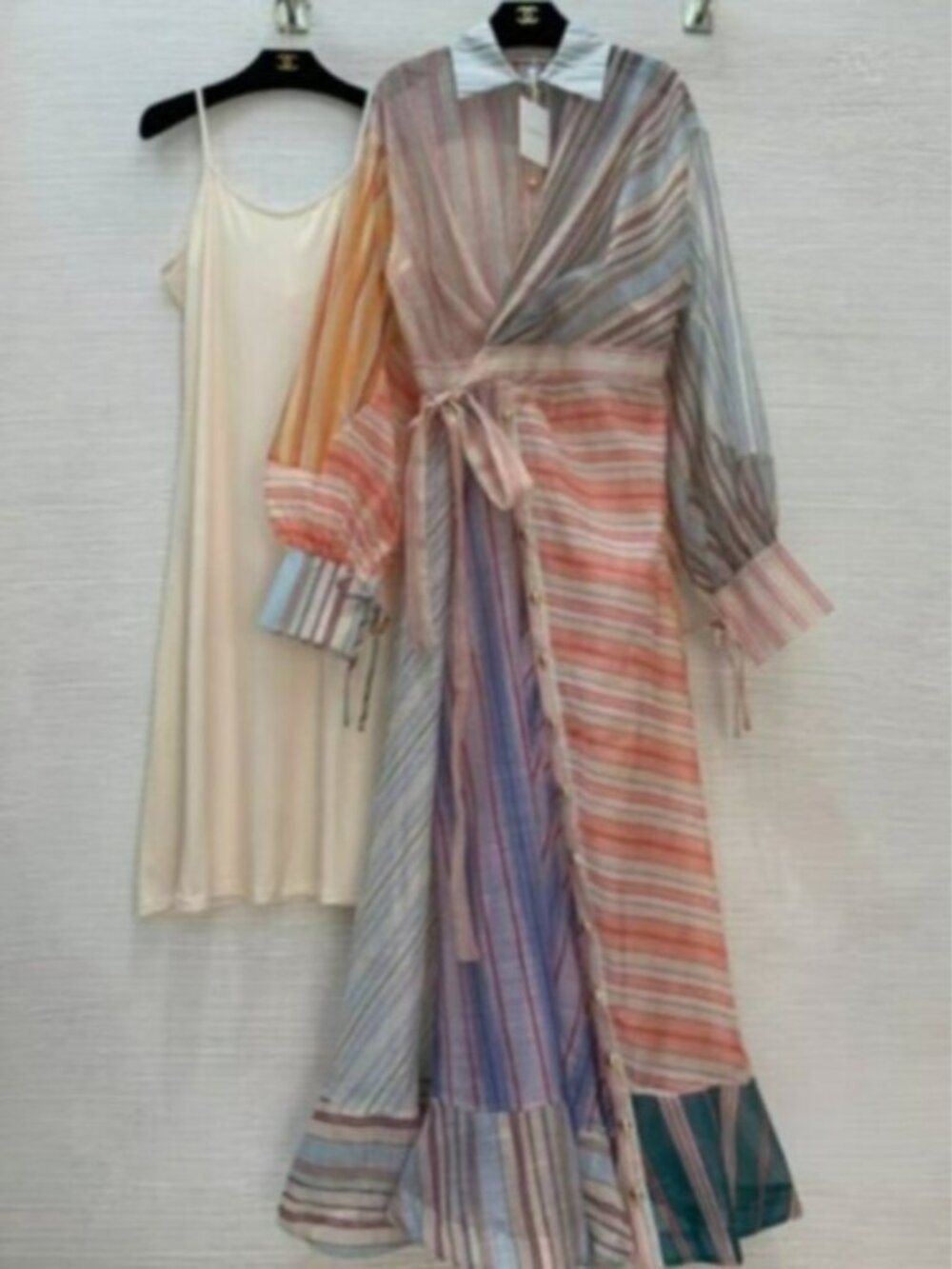 Zimmermann Rebellion Striped Midi Dress